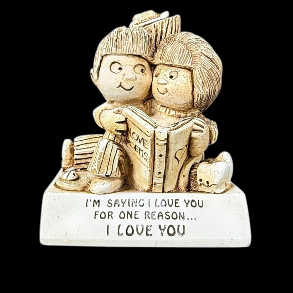 Vintage Paula Figurine W-206 Humor 1971 I Am Saying I Love You For One‎ Reason…